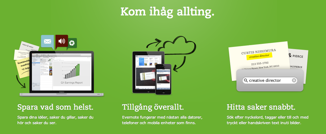 Jag och mitt Evernote