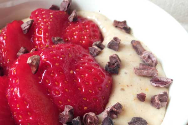 rawfood recept citronmousse