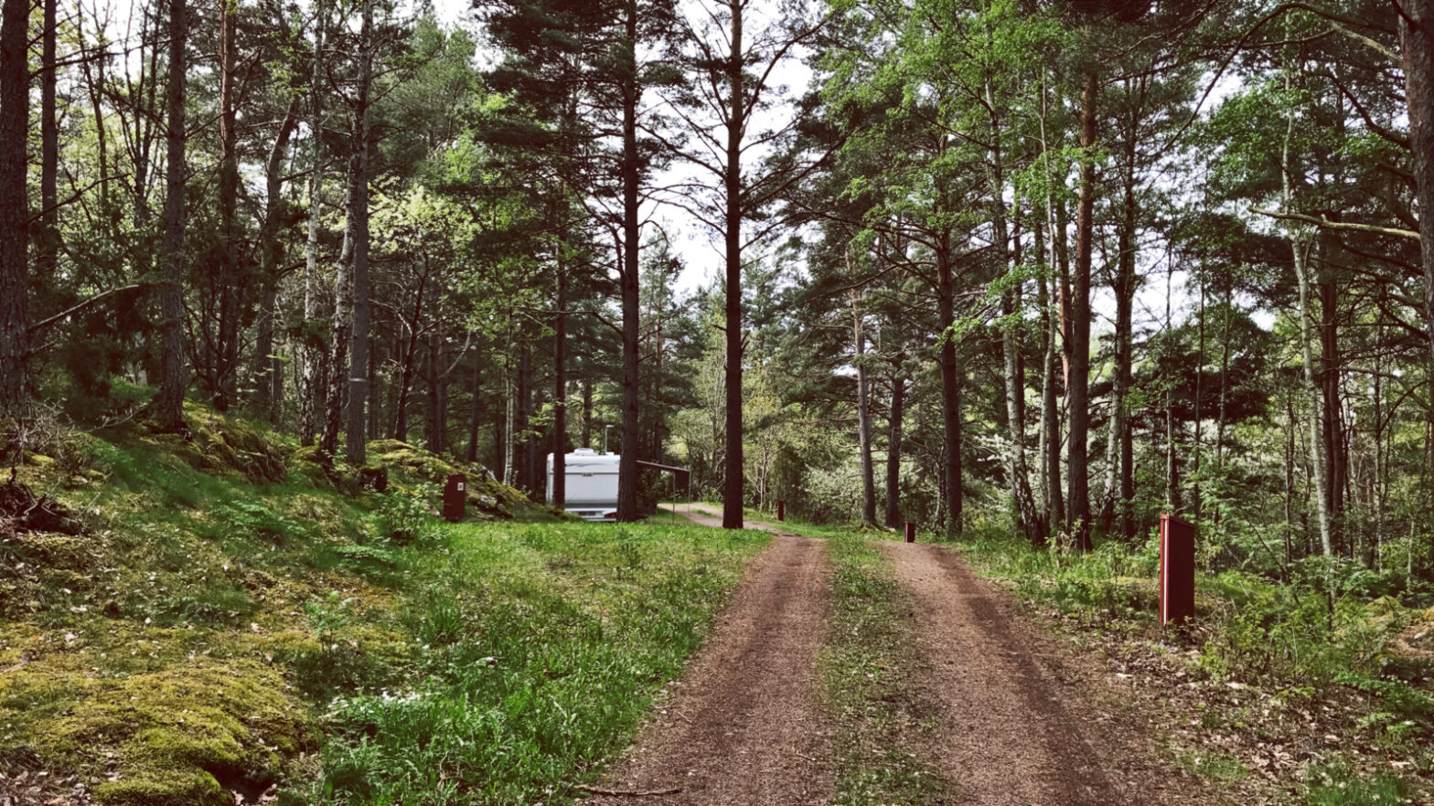 Campingpremiär, på en ljuvlig liten camping