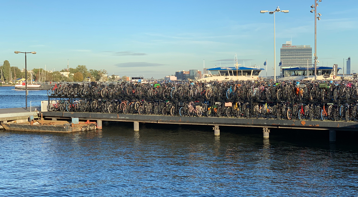 cykelställ Amsterdam