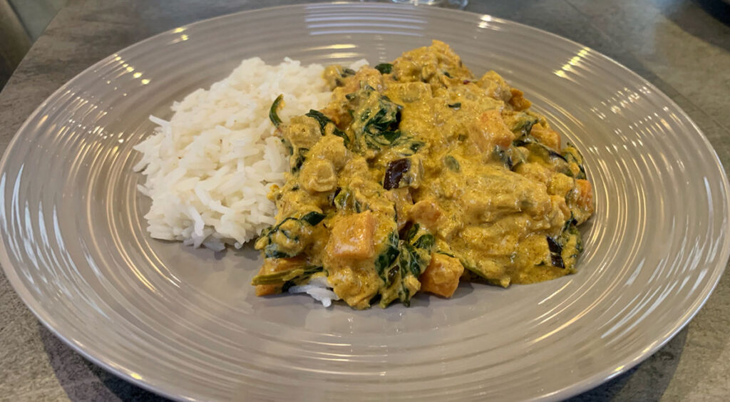 vegetarisk korma