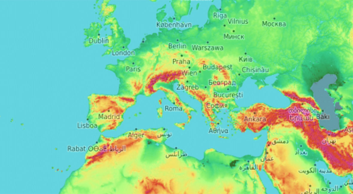 topografisk karta online