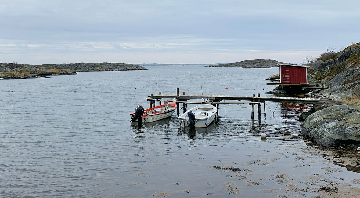 liten hamn på fotö