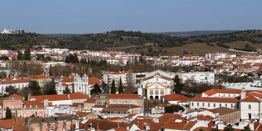 utsikt från borgen i Montemor o novo