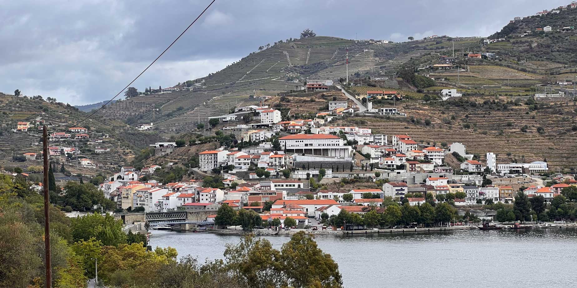 Besöket i Pinhão gick ganska fort