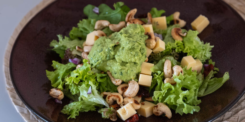 guacamole på bondbönor