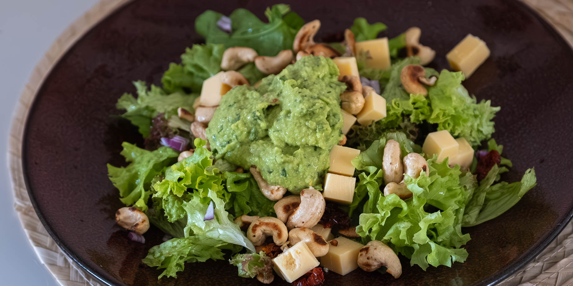 guacamole på bondbönor