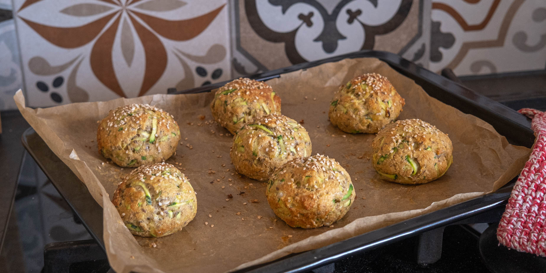 Luftiga och glutenfria zucchinifrallor